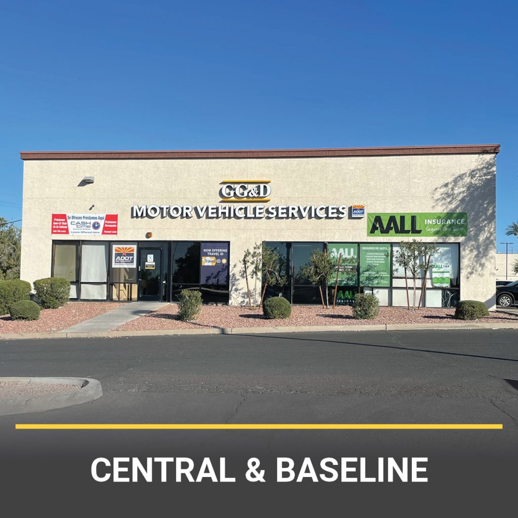 MVD at Central avenue and Baseline road in South Phoenix