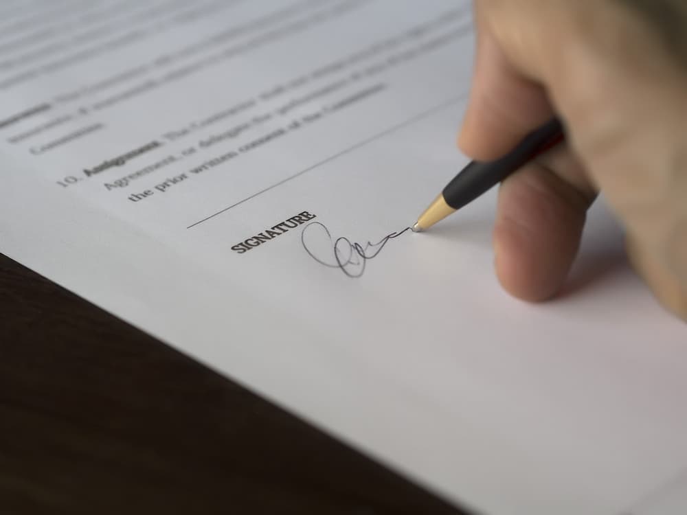 Acknowledge Signatures
